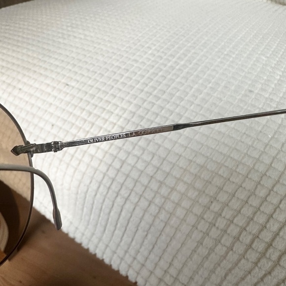 Oliver Peoples Round Brown Vintage Sunglasses OV 1222 main image 4